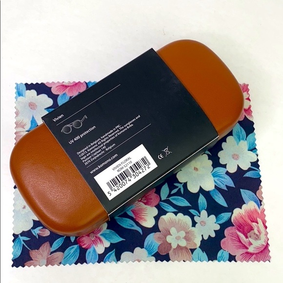 KOMONO Women’s Vivien Floral Sunglasses NEW Pink Black Blue - Picture 12 of 16